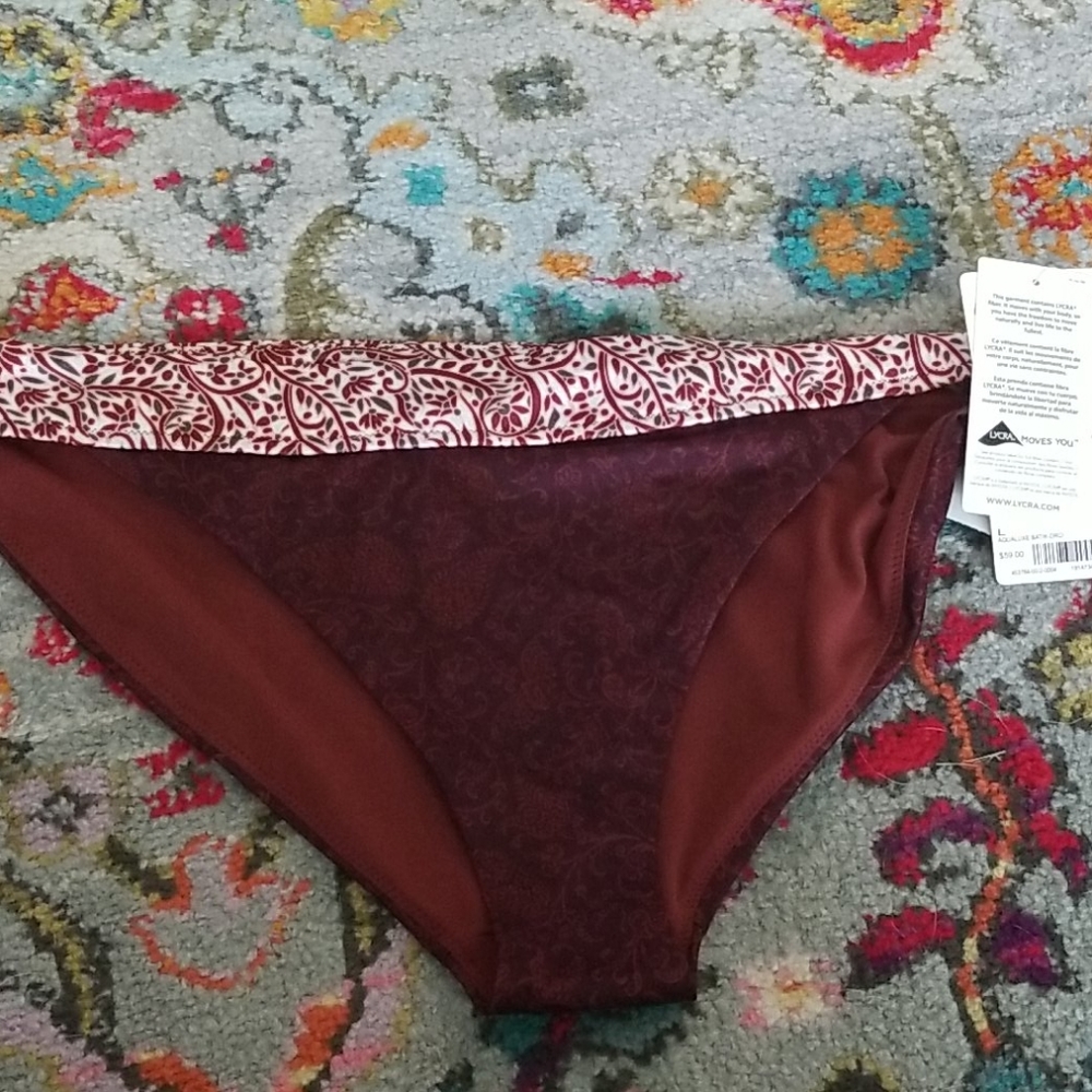 Athleta bathing suit bottom large